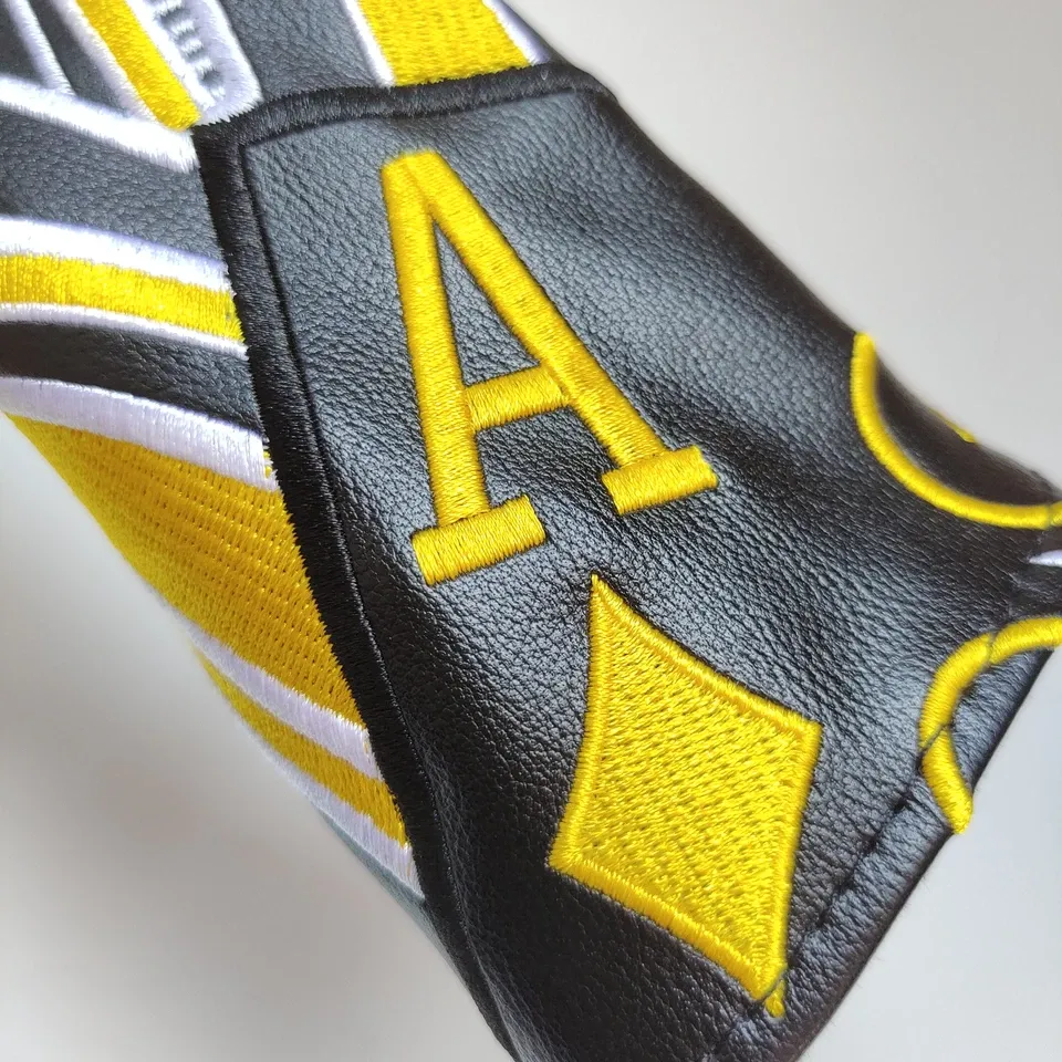 Poker King&Queen Golf  Covers Driver Fairway Woods Hybrid PU Headcovers