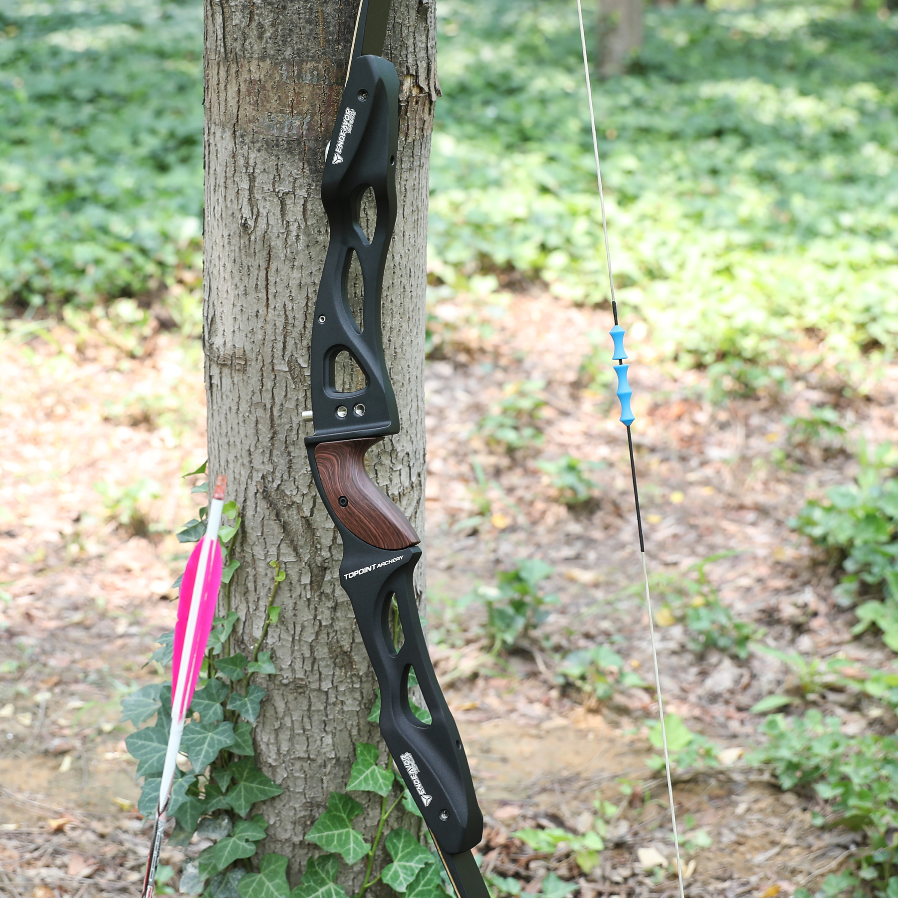 Topoint Endeavor Archery Recurve Bow Riser 25" ILF Riser With Limbs