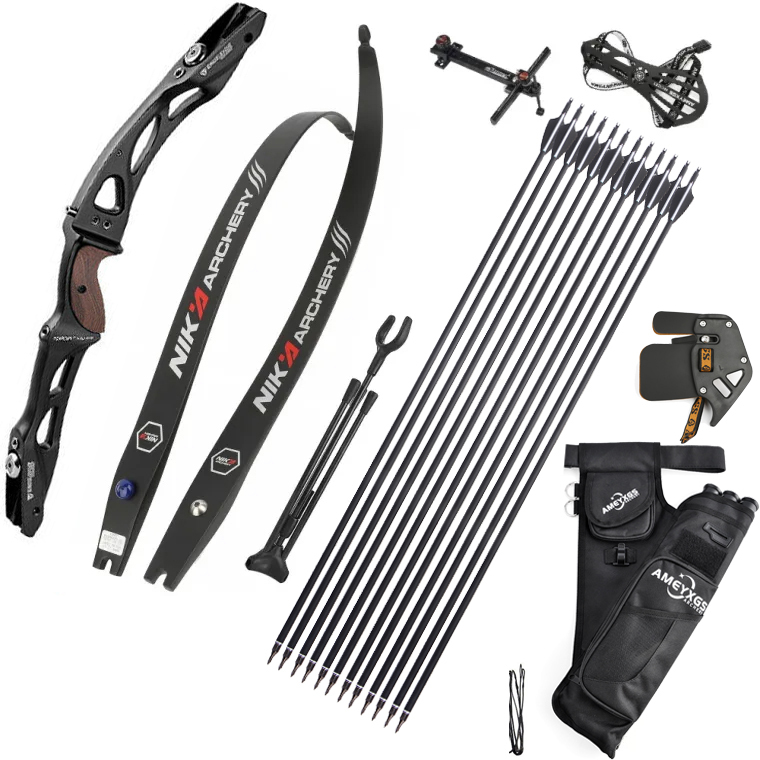 R10 Bowriser + C2 Bowlimbs + Arrows Kit Archery Target