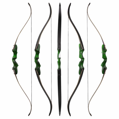 Rock Bear Recurve Bow 20-60LBS Takedown Bow Archery Hunting 