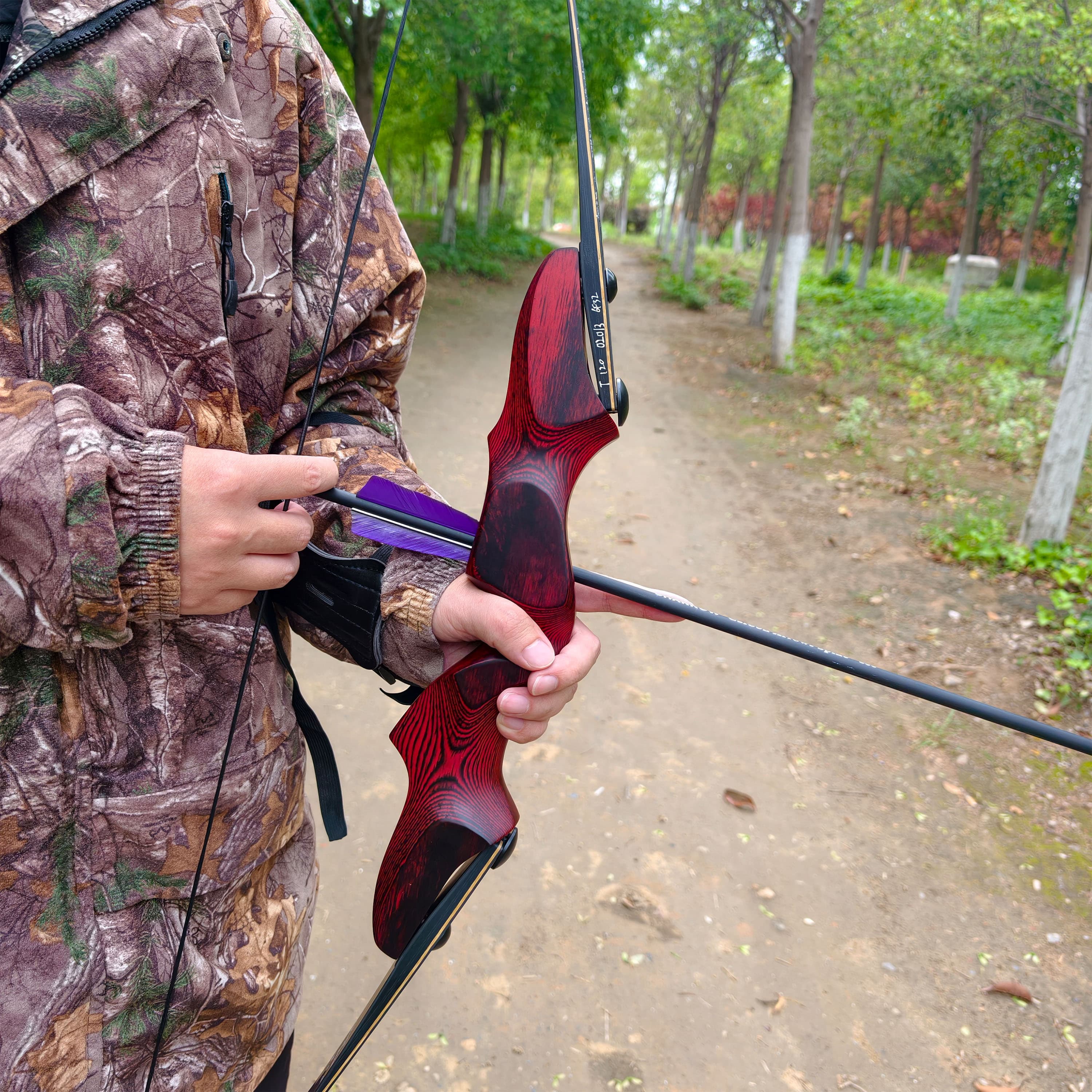 Rock Bear Recurve Bow 20-60LBS Takedown Bow Archery Hunting 