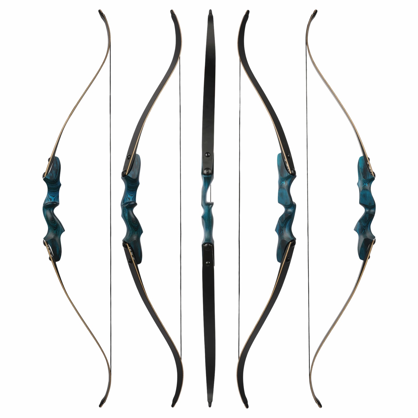 Rock Bear Recurve Bow 20-60LBS Takedown Bow Archery Hunting 