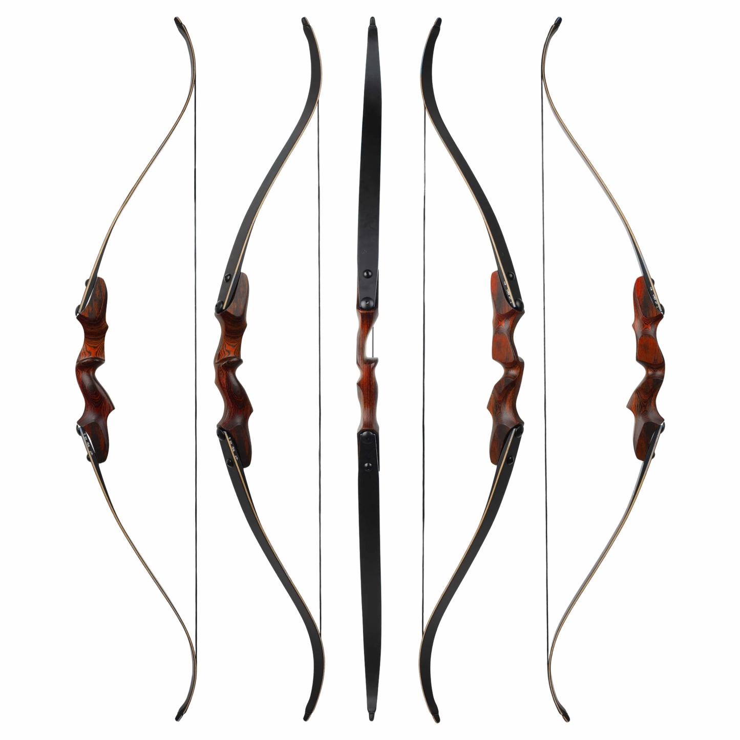 Rock Bear Recurve Bow 20-60LBS Takedown Bow Archery Hunting 