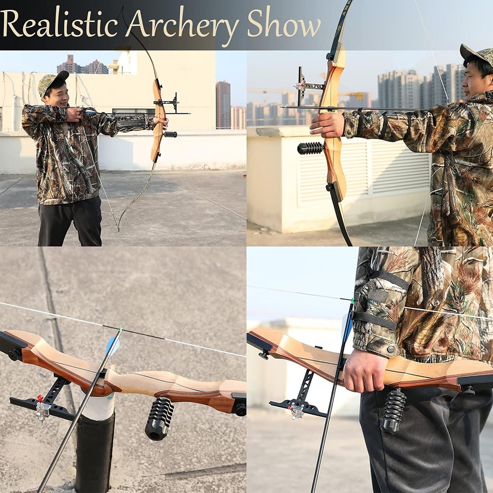 Beginning Recurve Bow Kit 66/68/70'' for Hunting & Practice