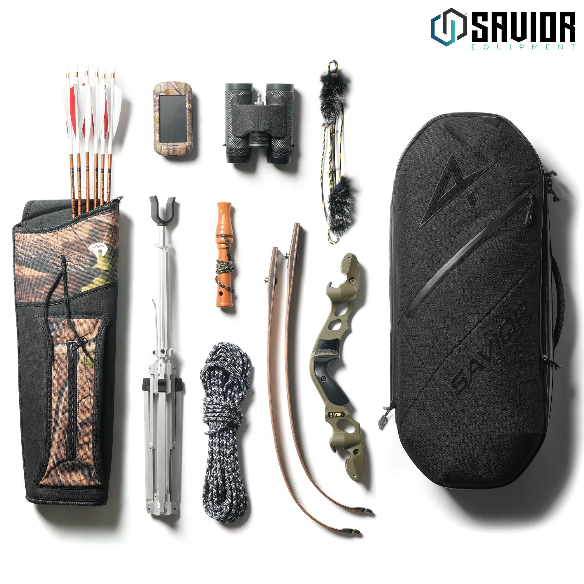 SAVIOR EQUIPMENT Recurve Bow Backpack Fits 25" Risers