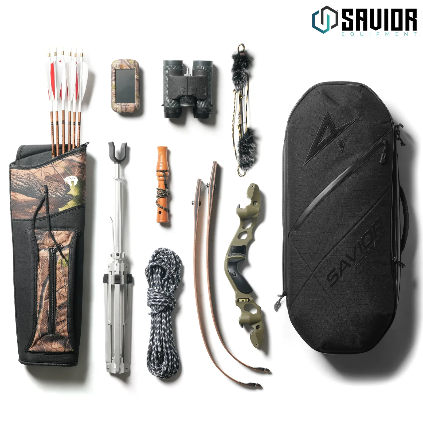 SAVIOR EQUIPMENT Recurve Bow Backpack Fits 25" Risers