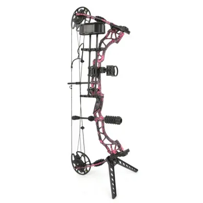 Red Camouflage Compound Bow HUnting Arrows Kit 