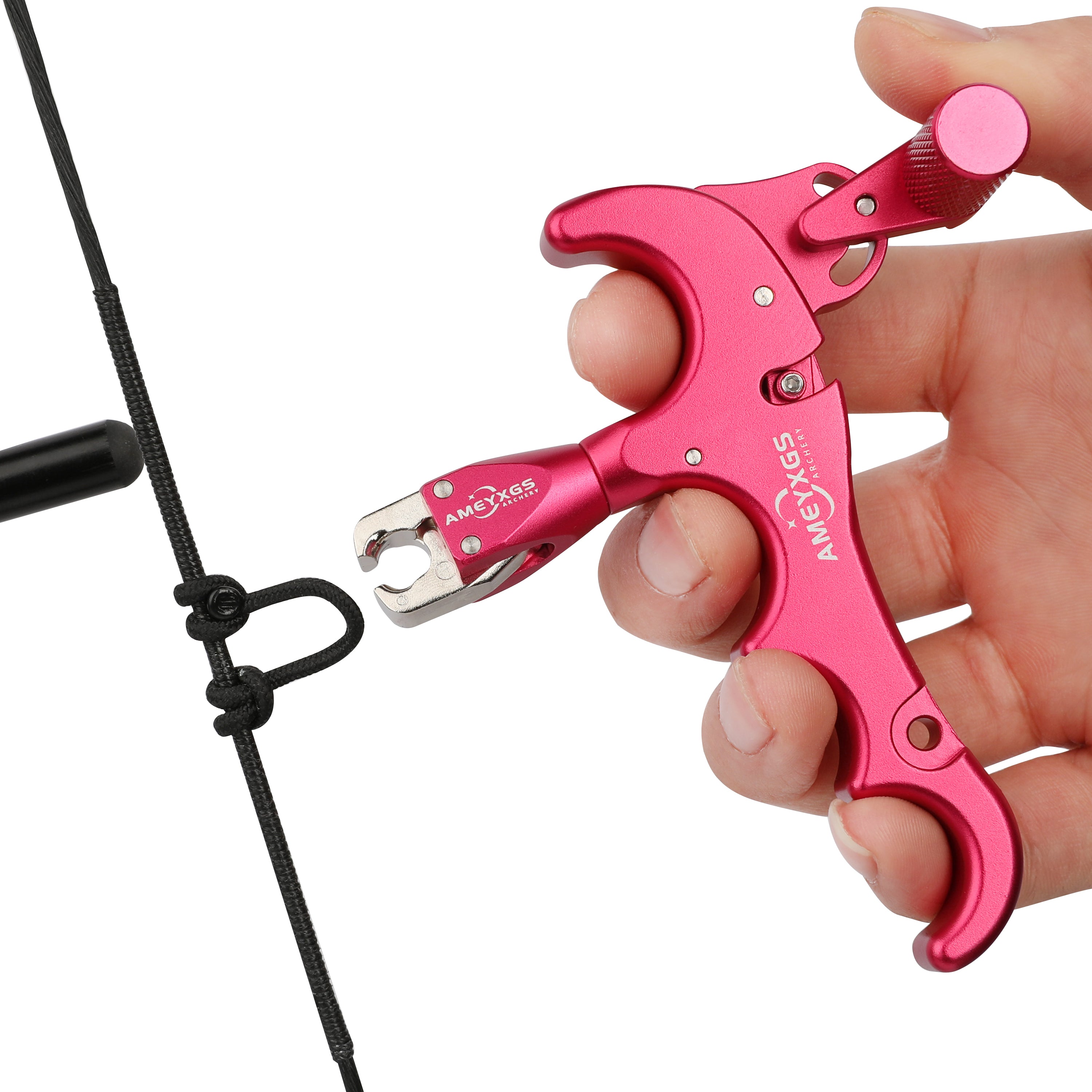 🎯AMEYXGS 4 Finger Release Aids Thumb Trigger Compound Bow-AMEYXGS Archery