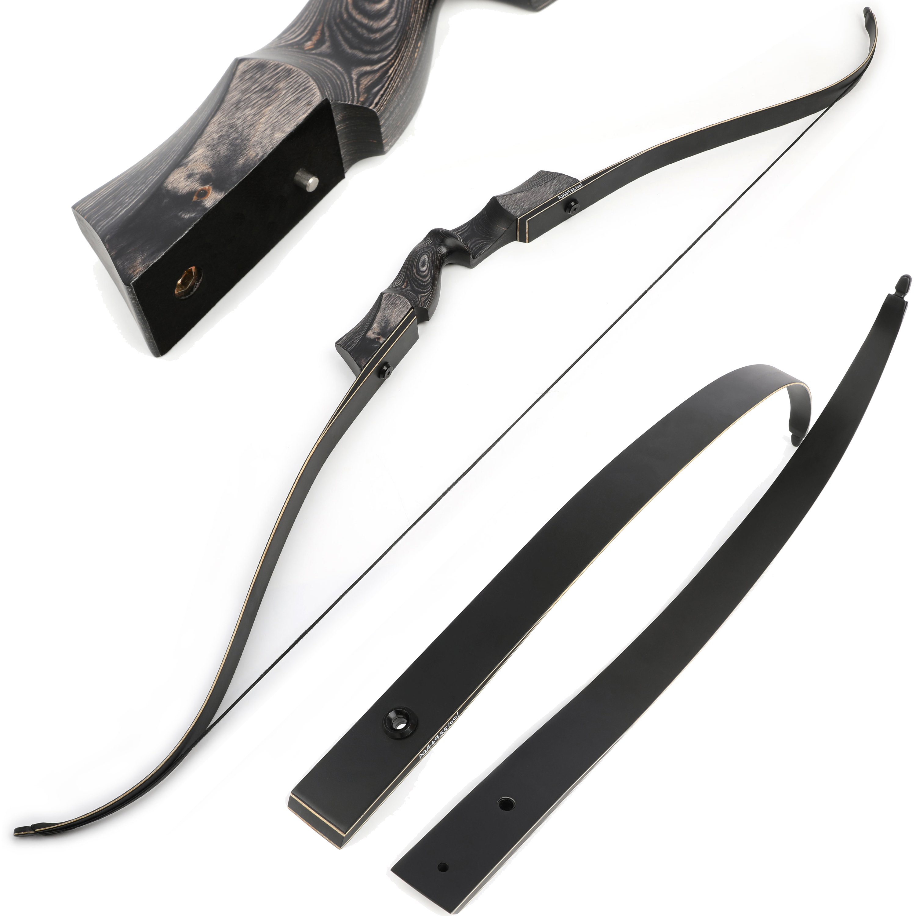 Reverse Hunting Recurve Bow 20-55LBS