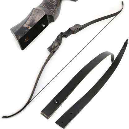 Reverse Hunting Recurve Bow 20-55LBS