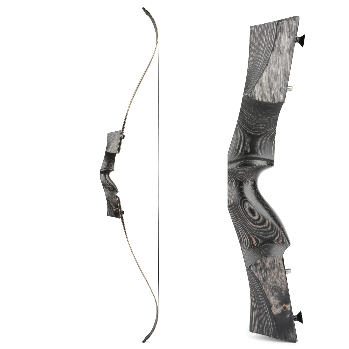 Reverse Hunting Recurve Bow 20-55LBS