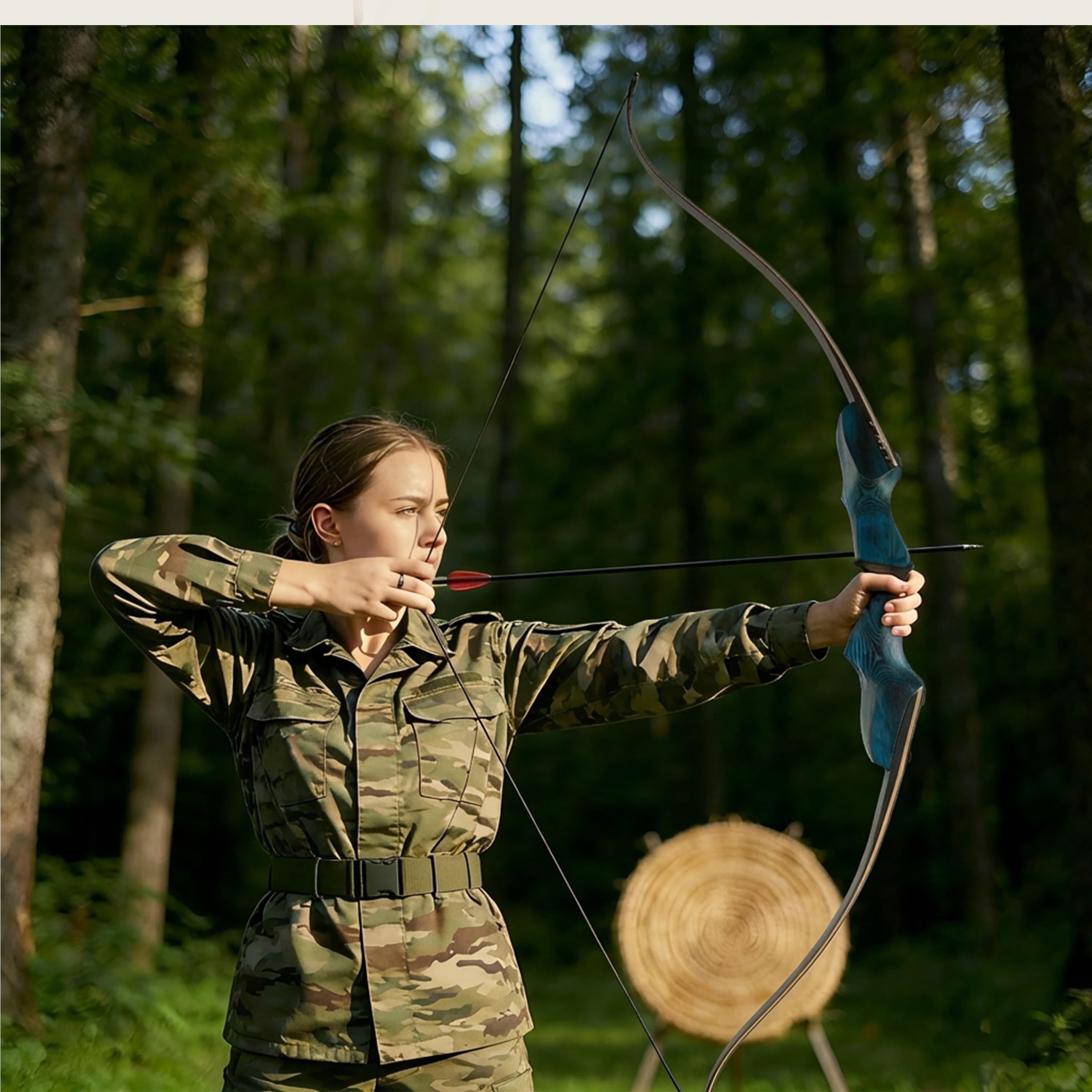 Rock Bear Recurve Bow 20-60LBS Takedown Bow Archery Hunting