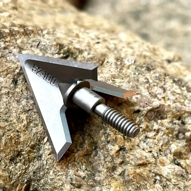 Fixed Blades Screw-in Archery Broadheads for Crossbows Bow