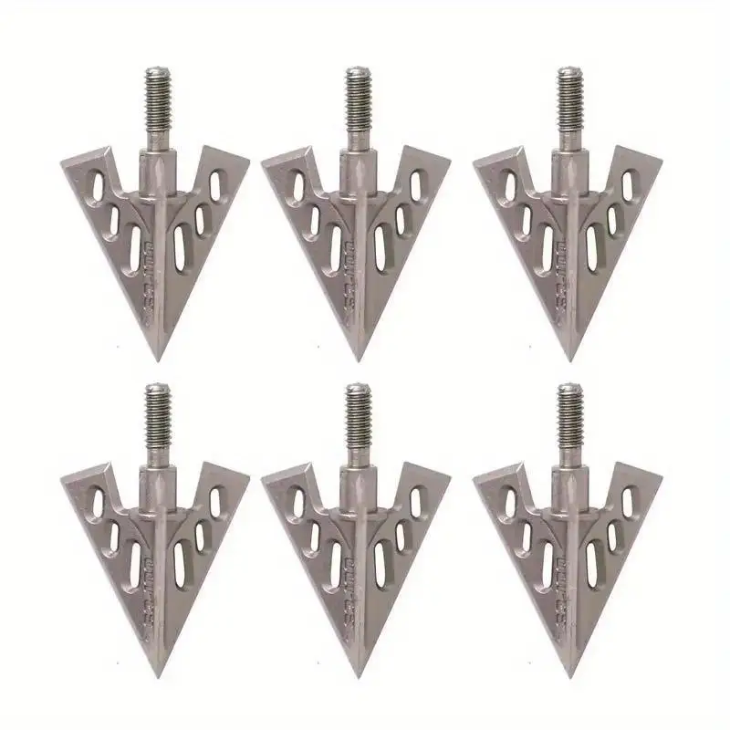 Upgraded Hollow Fixed Blade Broadheads for 3D Hunting