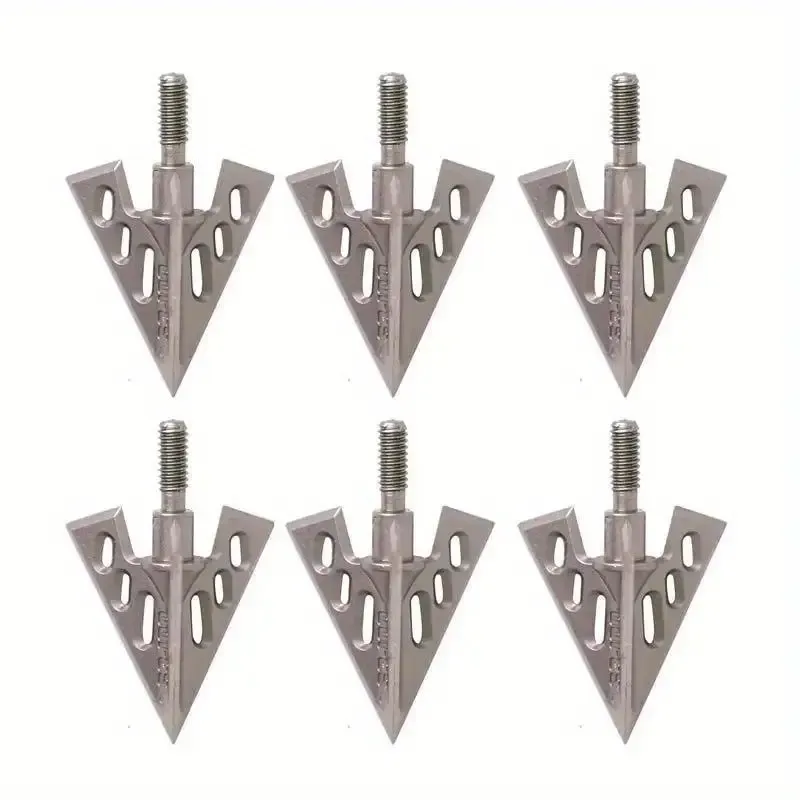 Upgraded Hollow Fixed Blade Broadheads for 3D Hunting