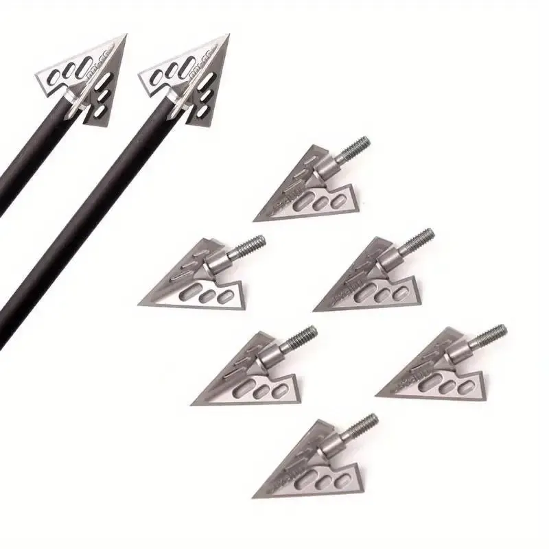 Upgraded Hollow Fixed Blade Broadheads for 3D Hunting