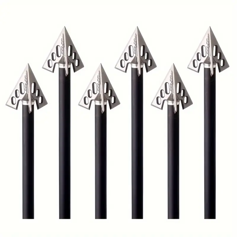 Upgraded Hollow Fixed Blade Broadheads for 3D Hunting
