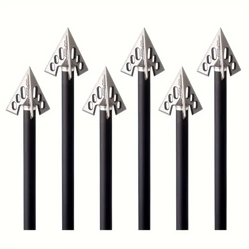 Upgraded Hollow Fixed Blade Broadheads for 3D Hunting