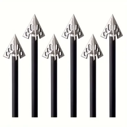 Upgraded Hollow Fixed Blade Broadheads for 3D Hunting