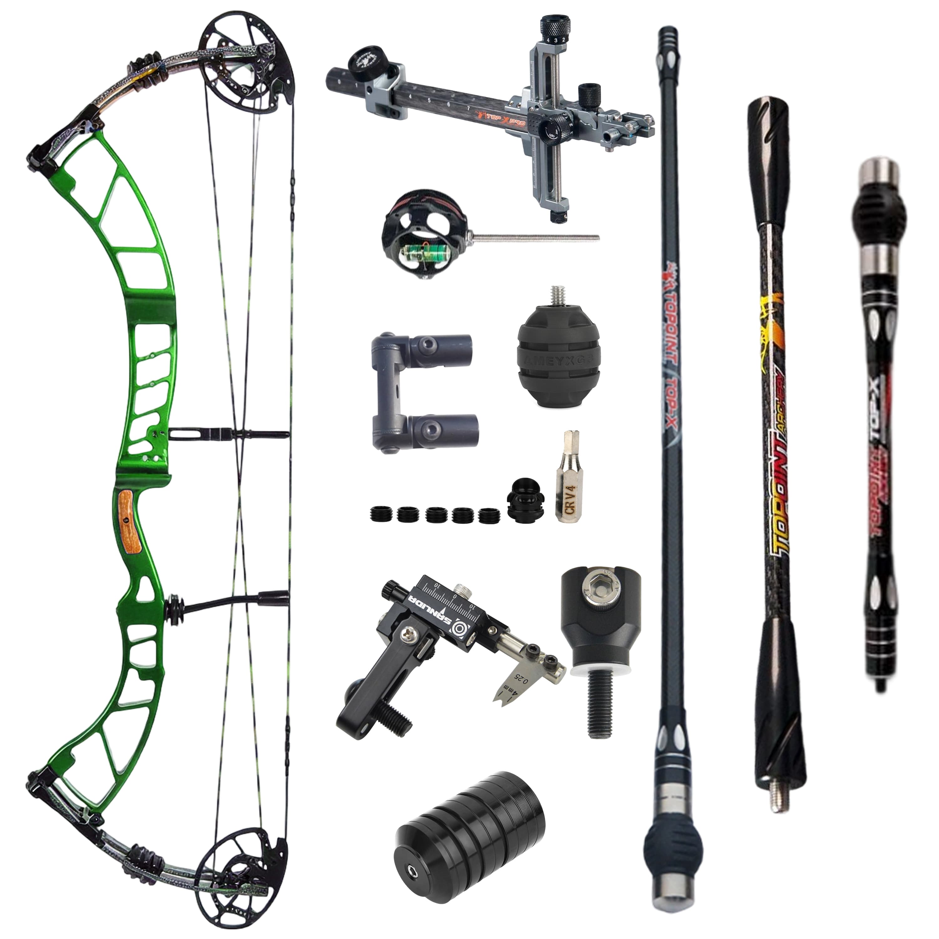 SANLIDA Competitive Compound Bow Kit 50-60lbs Hunting Archery