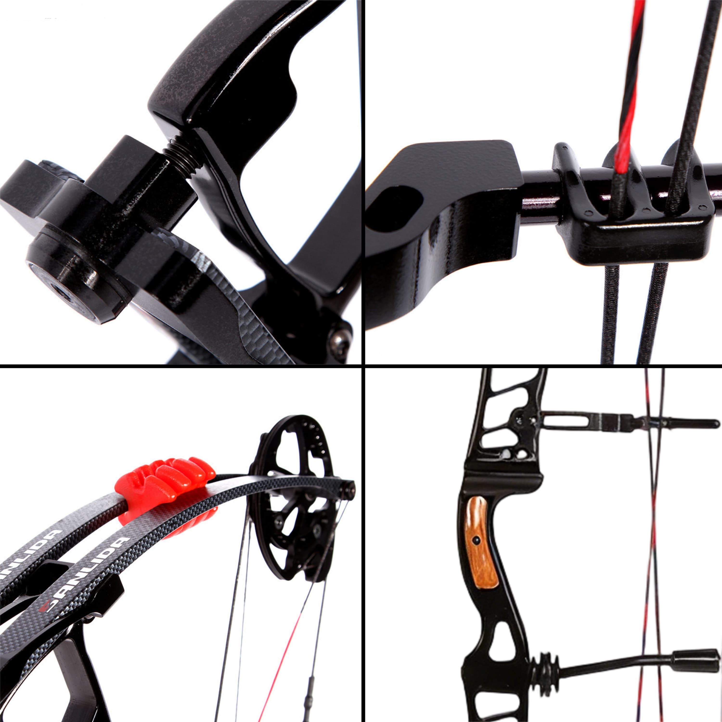 SANLIDA Competitive Compound Bow Kit 50-60lbs Hunting Archery