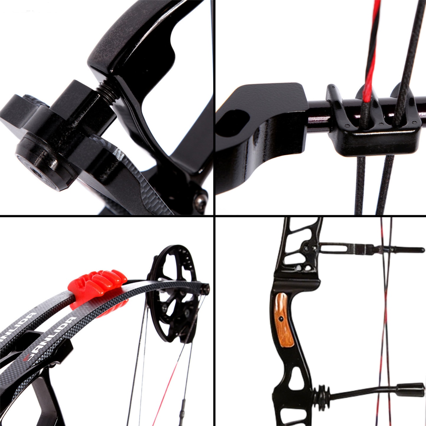 SANLIDA Competitive Compound Bow Kit 50-60lbs Hunting Archery
