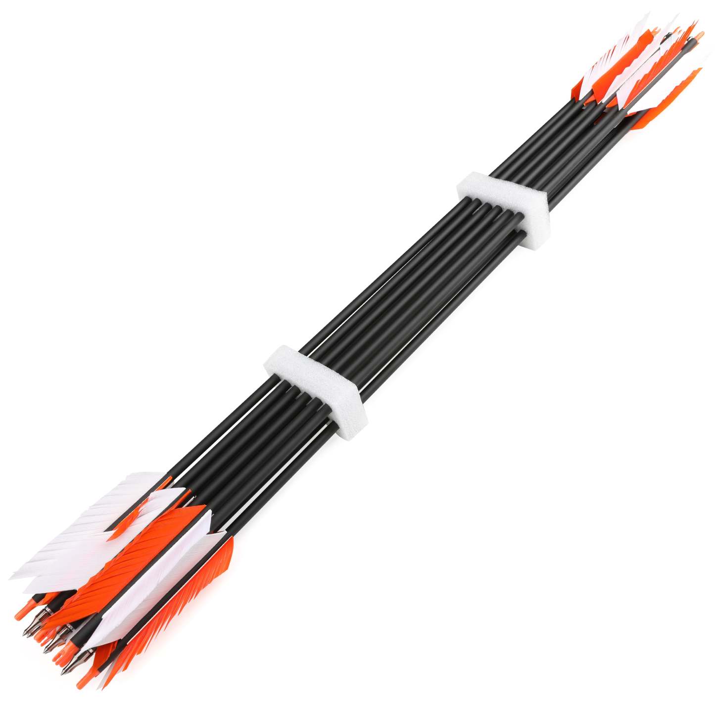 🎯SHARROW Archery Carbon Arrows Flu Flu Feathers Target Tradition