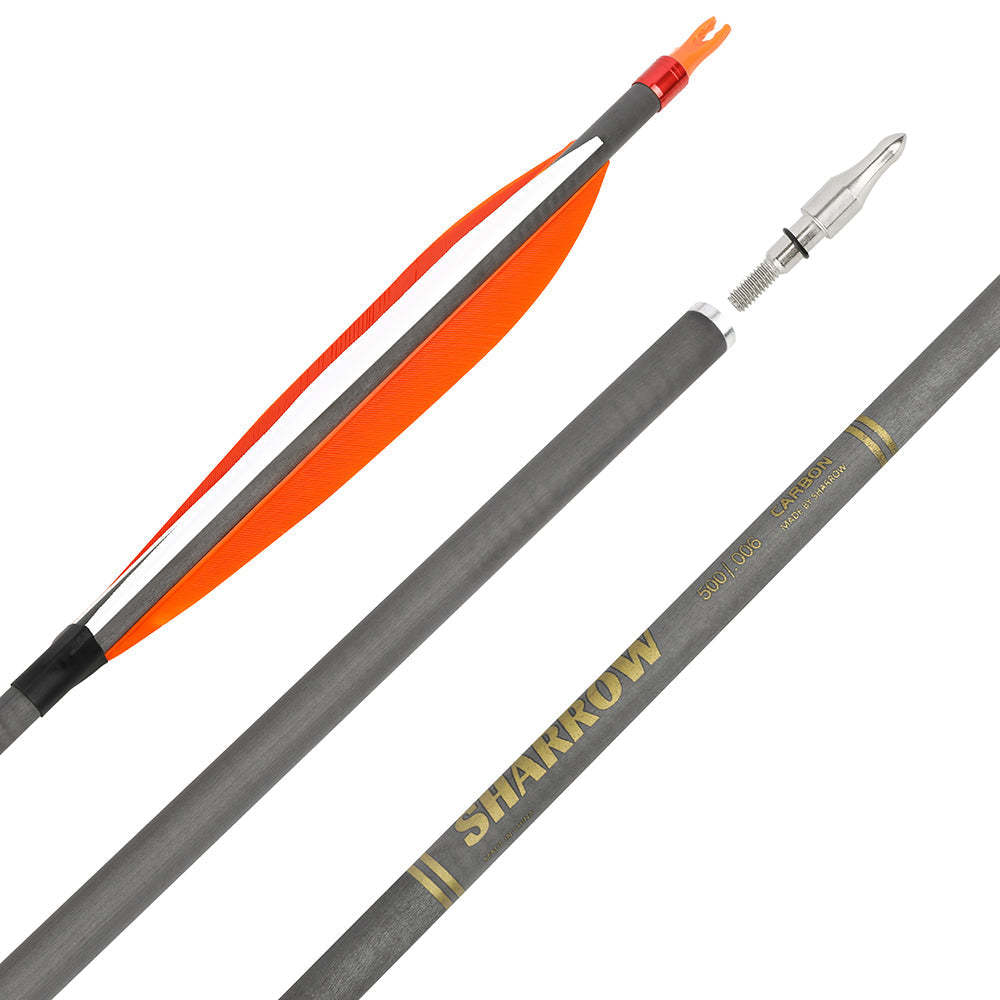🎯SHARROW Archery Pure Carbon Arrows Hunting Practice Arrow-AMEYXGS Archery