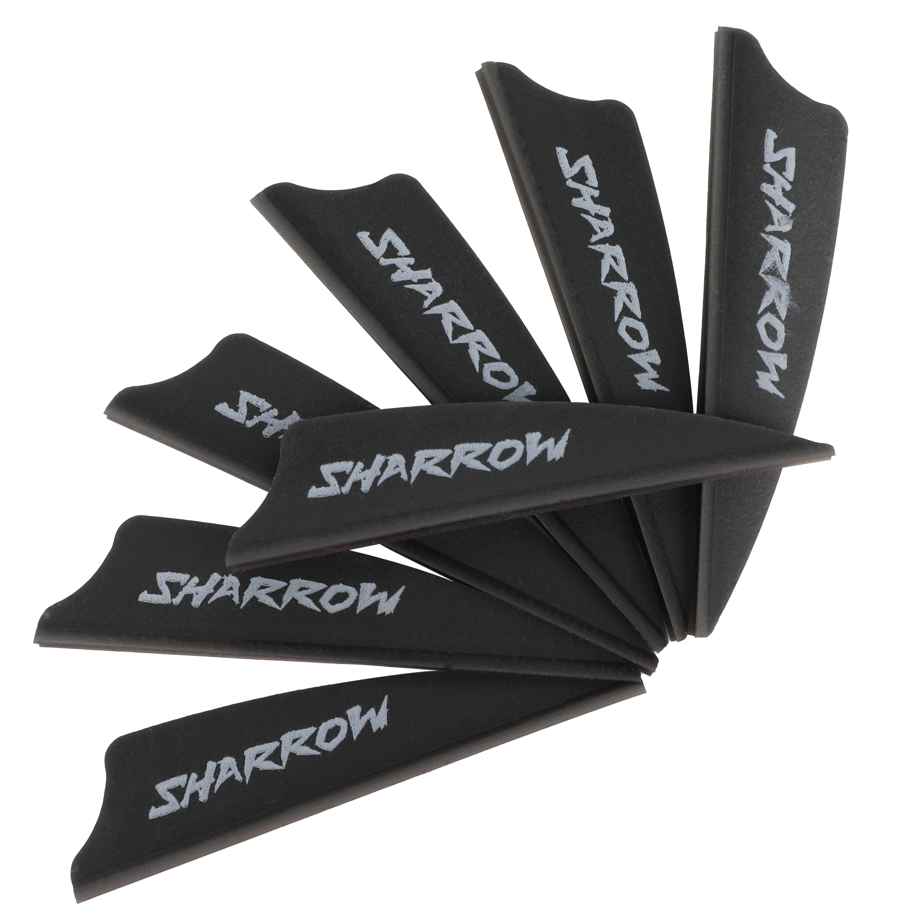 SHARROW Archery Vanes 2'' 3'' Rubber Fletching (50pcs)