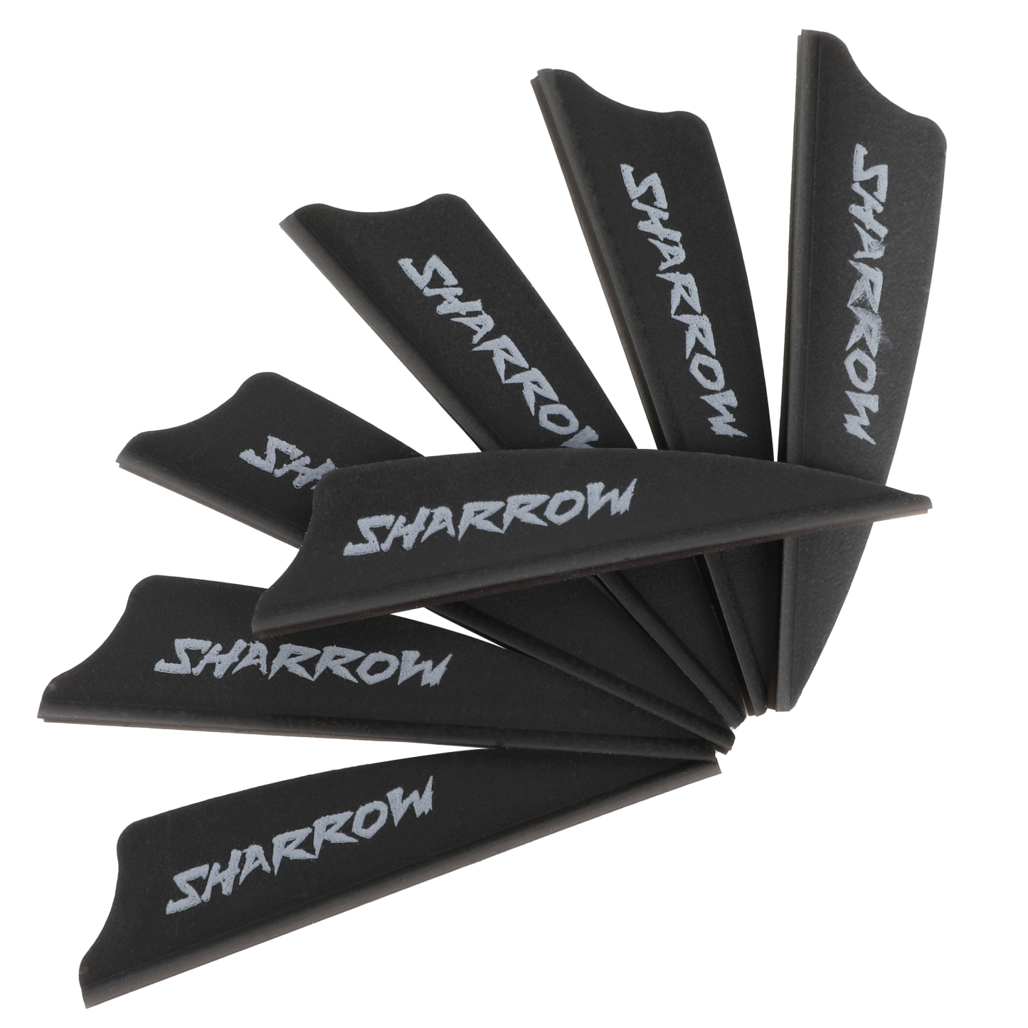 SHARROW Archery Vanes 2'' 3'' Rubber Fletching (50pcs)