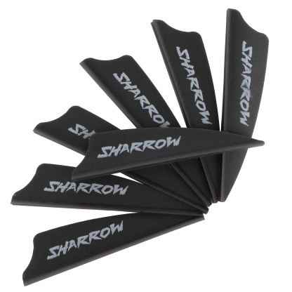 SHARROW Archery Vanes 2'' 3'' Rubber Fletching (50pcs)