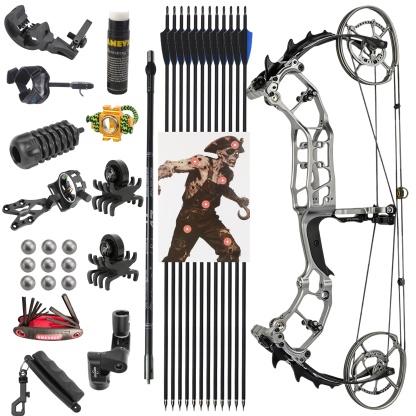 SPG 40-70lbs Target Compound Bow Kit Hunting Archery