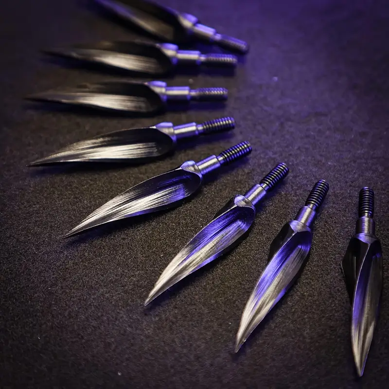 Screw-in Broadheads for Hunting Target Archery Beginners,125 Grain