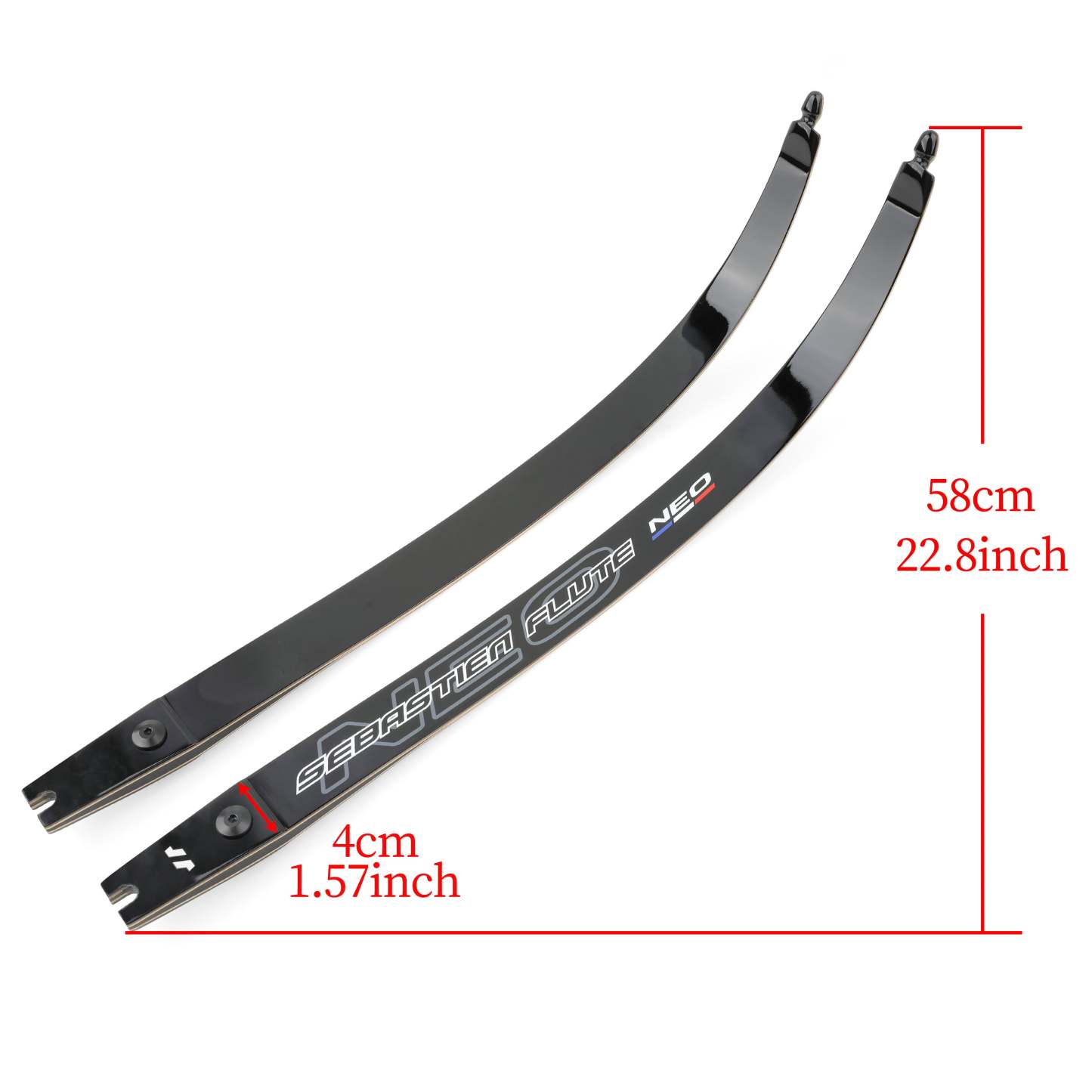 🎯66'' 68'' 70'' Sebastien Flute Archery NEO Wood Limbs-AMEYXGS Archery