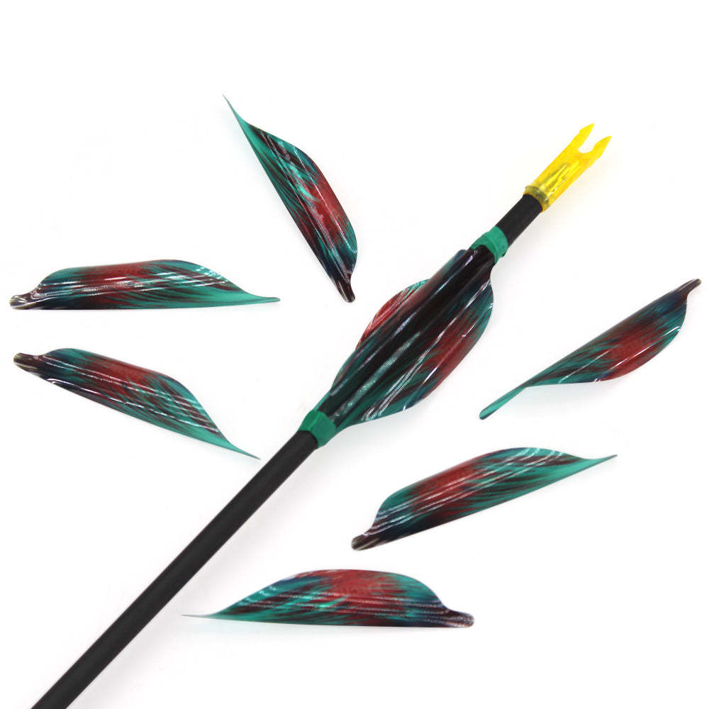 🎯Spiral Arrow Feather DIY Arrow-AMEYXGS Archery