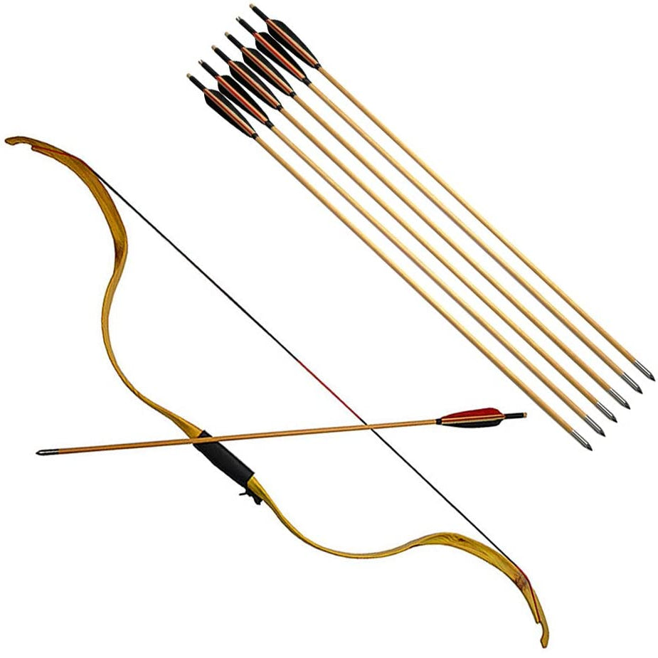 🎯20LBS Traditional Bow Archery Beginner's Practice-AMEYXGS Archery