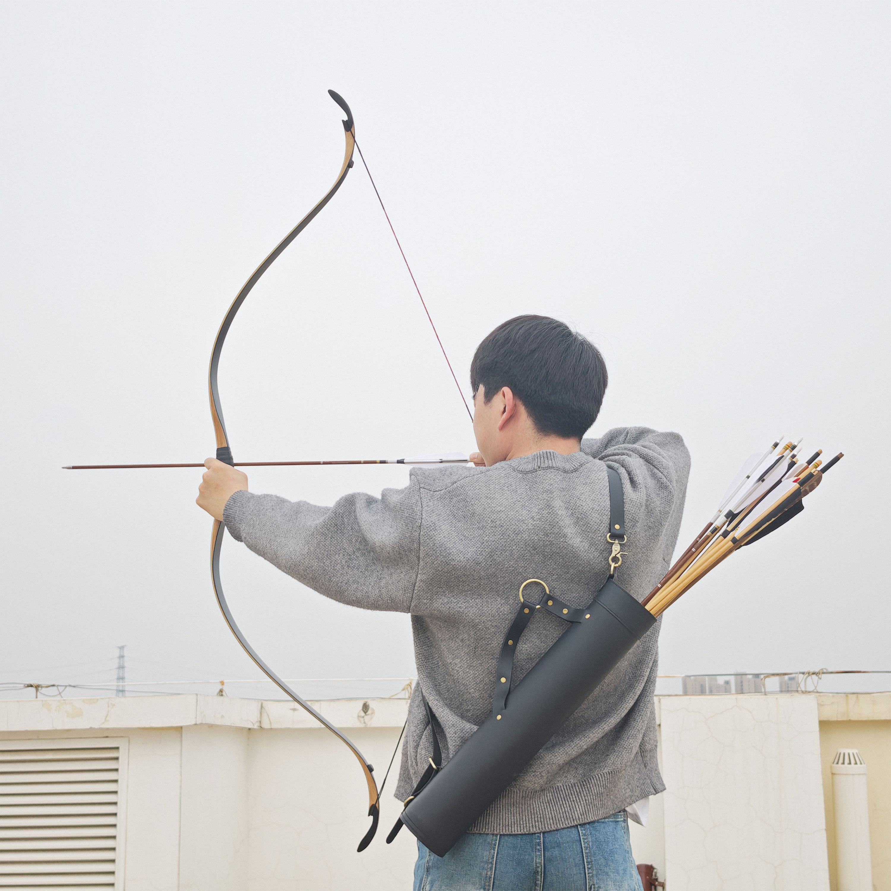 Super Archery Greek Quiver Back Bag – AMEYXGS Archery
