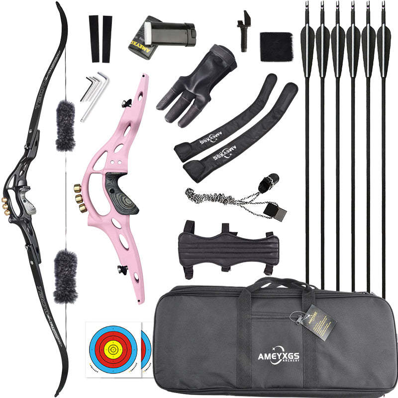 🎯62" ILF Recurve Bow 30-60lbs Barebow Archery Target-AMEYXGS Archery