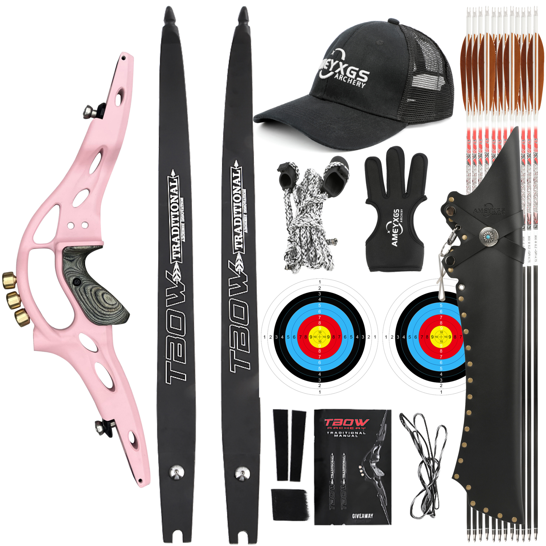 TBOW Archery Hunting Becurve Bow / Barebow