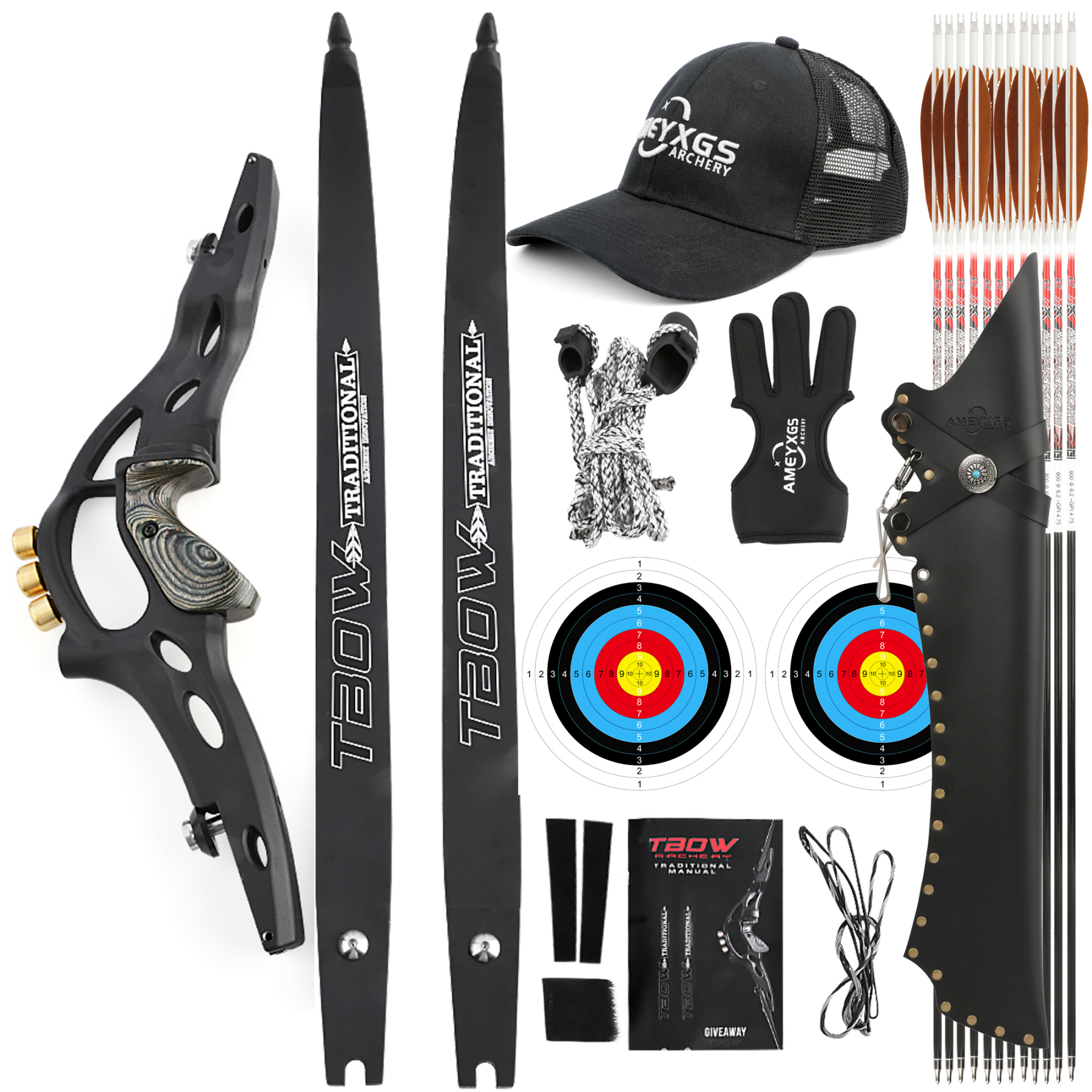 TBOW Archery Hunting Becurve Bow / Barebow