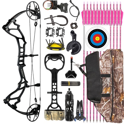 TOPOINT 40-70lbs Target Compound Bow Kit Hunting Archery