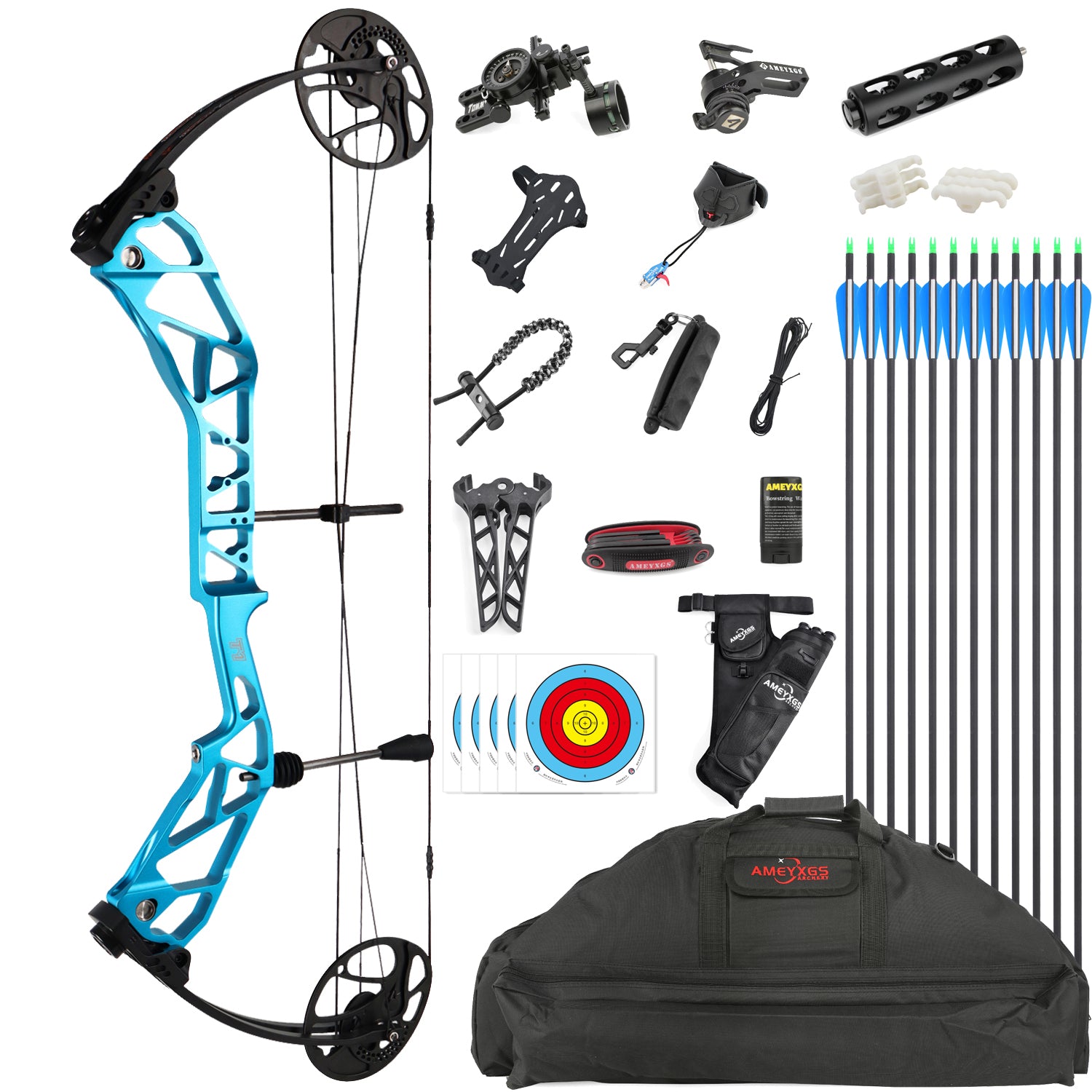 TOPOINT Compound Bow Arrows Accessories Set – AMEYXGS Archery