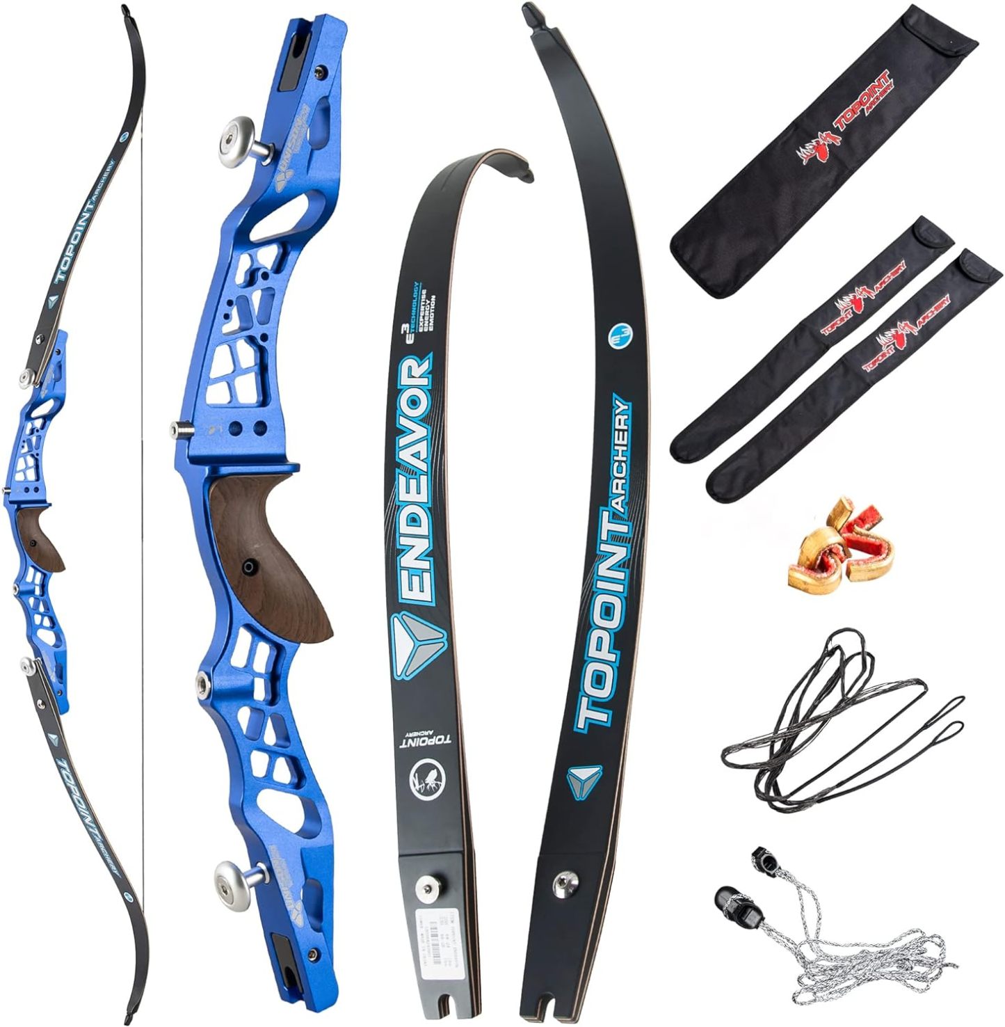 🎯TOPOINT Archery Unison Endeavor 62" Recurve Bow for Competition Target-AMEYXGS Archery