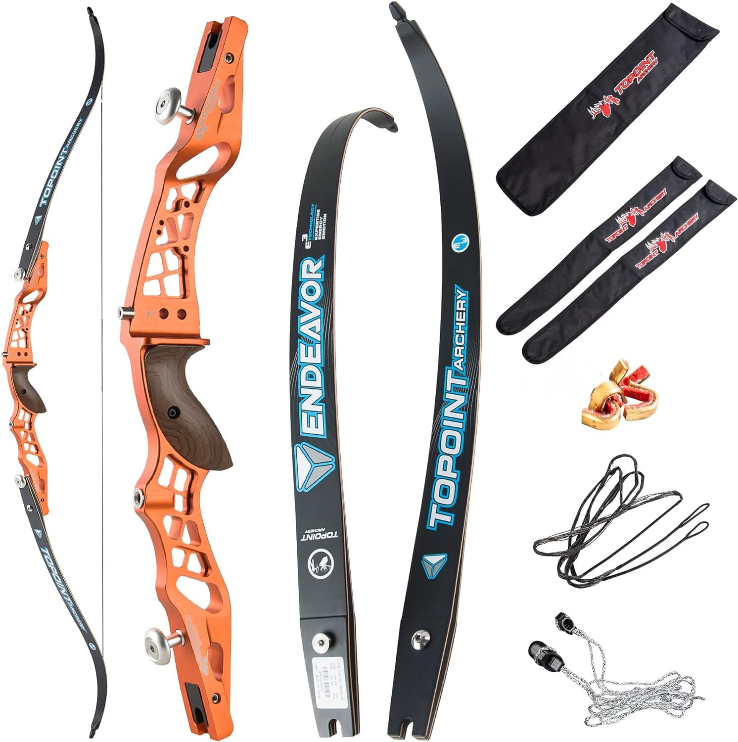 🎯TOPOINT Archery Unison Endeavor 62" Recurve Bow for Competition Target-AMEYXGS Archery