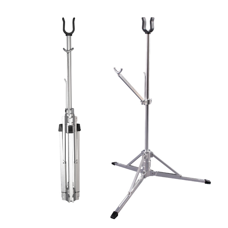 TR136 Bow Stand Automatic Foldable for Takedown Recurve Longbow
