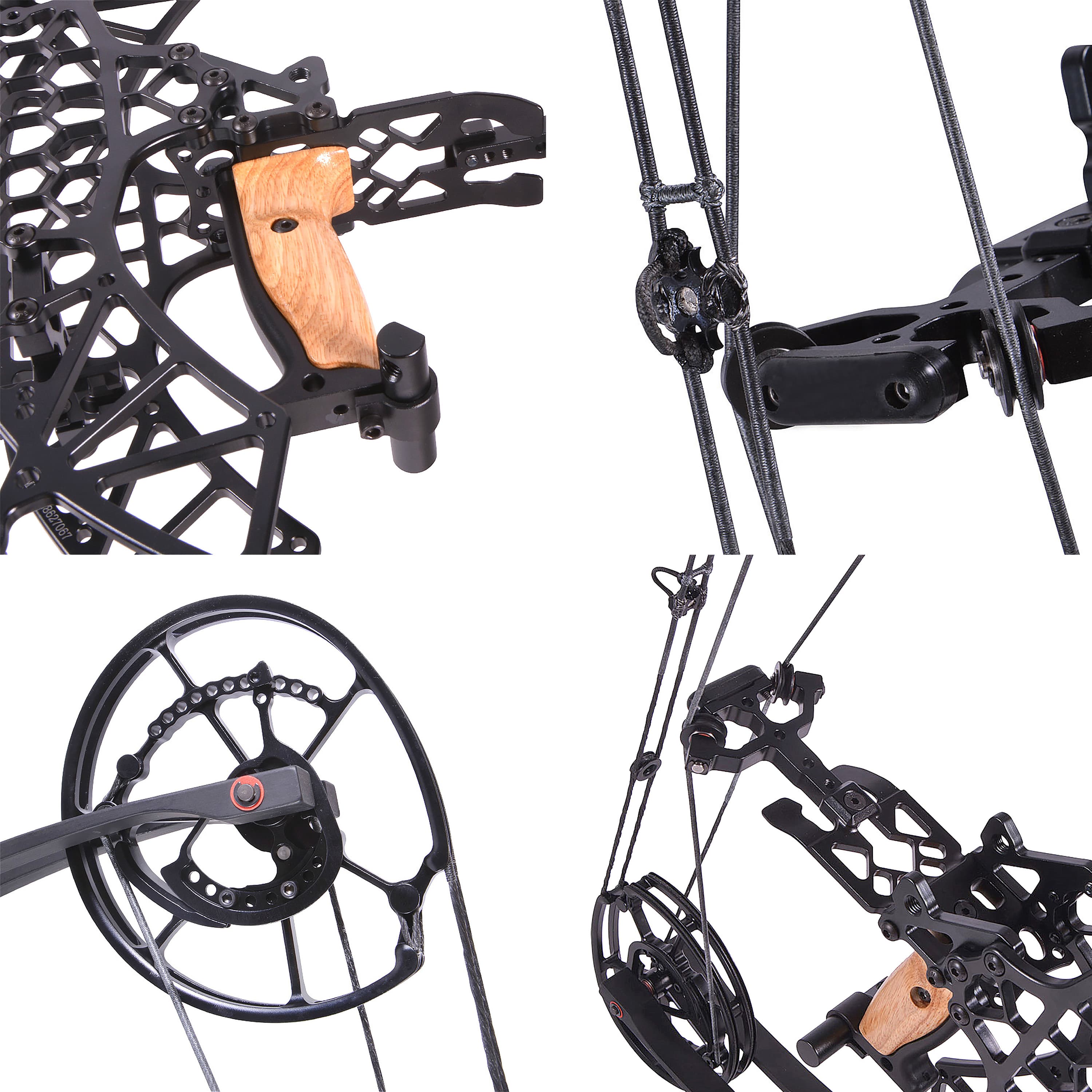 TUOLU Archery Compound Bow 35-65 lbs Shooting 320fps Target Set