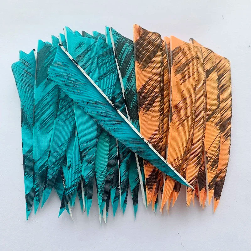 New Archery Arrow Fletchings Natural Feather  3‘’ 4‘’ 5‘’