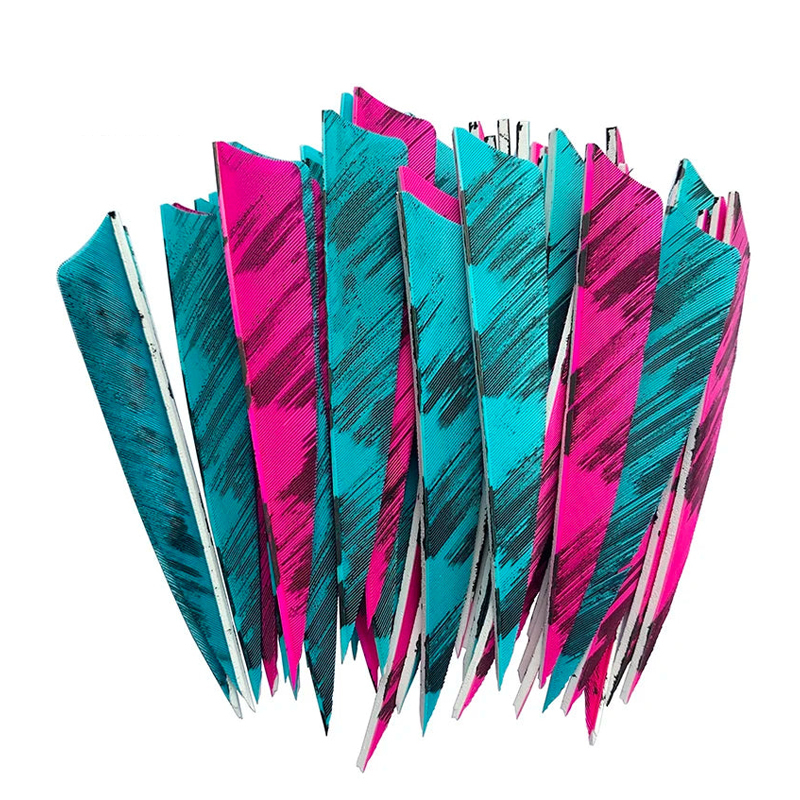 New Archery Arrow Fletchings Natural Feather  3‘’ 4‘’ 5‘’