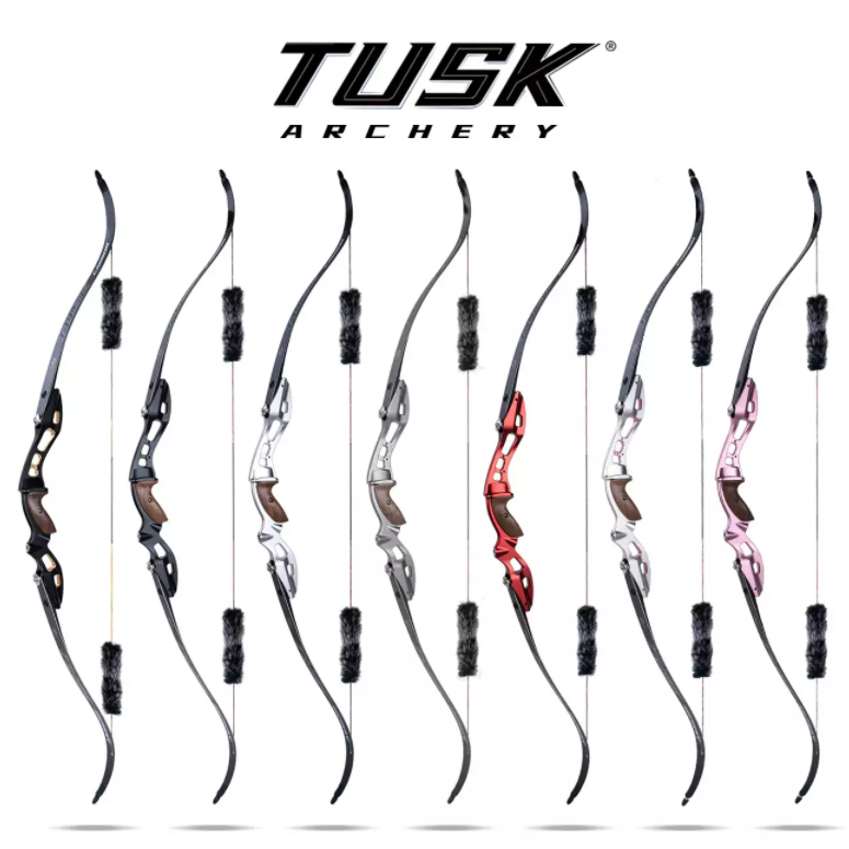 TUSK Honghu ILF Recurve Bow 62" Multi-Color 20–55 lbs