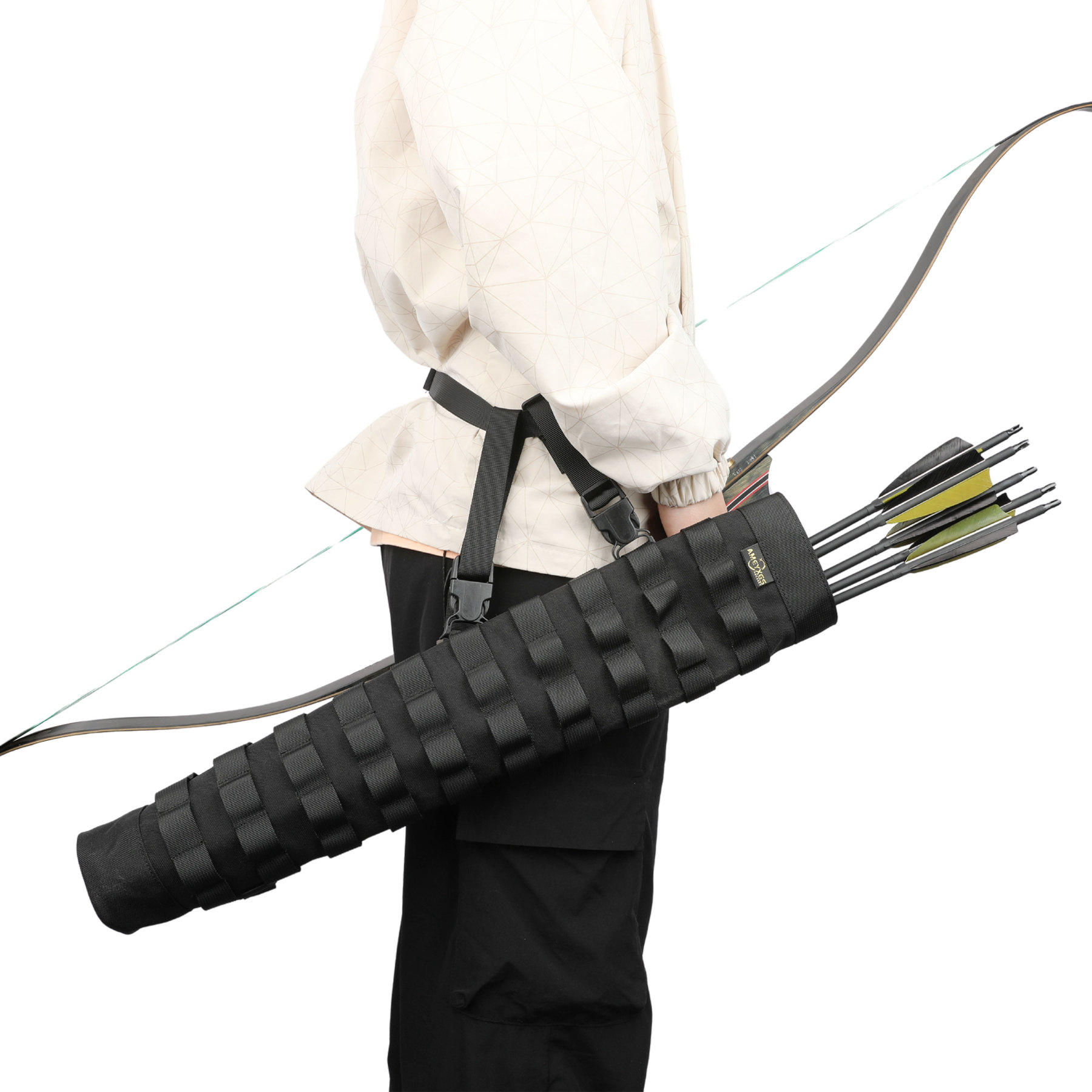 Tactical Archery Arrow Quiver American Hunting Traditional Bow